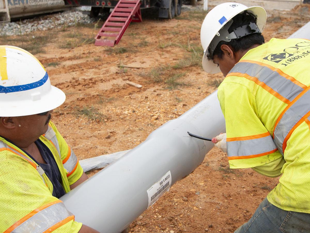 Electrical Richmond VA 400ft of 8inch Certa-Com