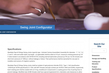 Swing Joint Configurator