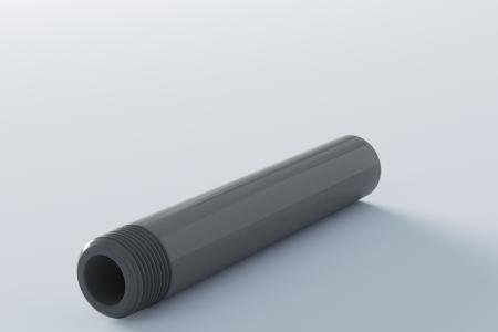 PVC Nipple Threaded One End