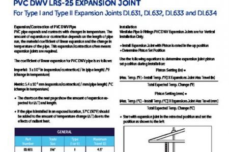 PVC DWV Expansion Joint Installation Guide