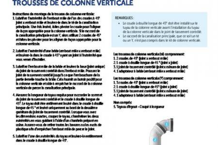 Trousses de Colonne Verticale Guide d’installation