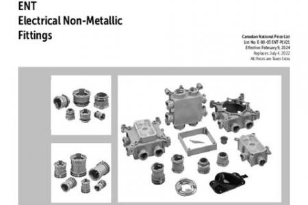 ENT Electrical Non-Metallic Fittings